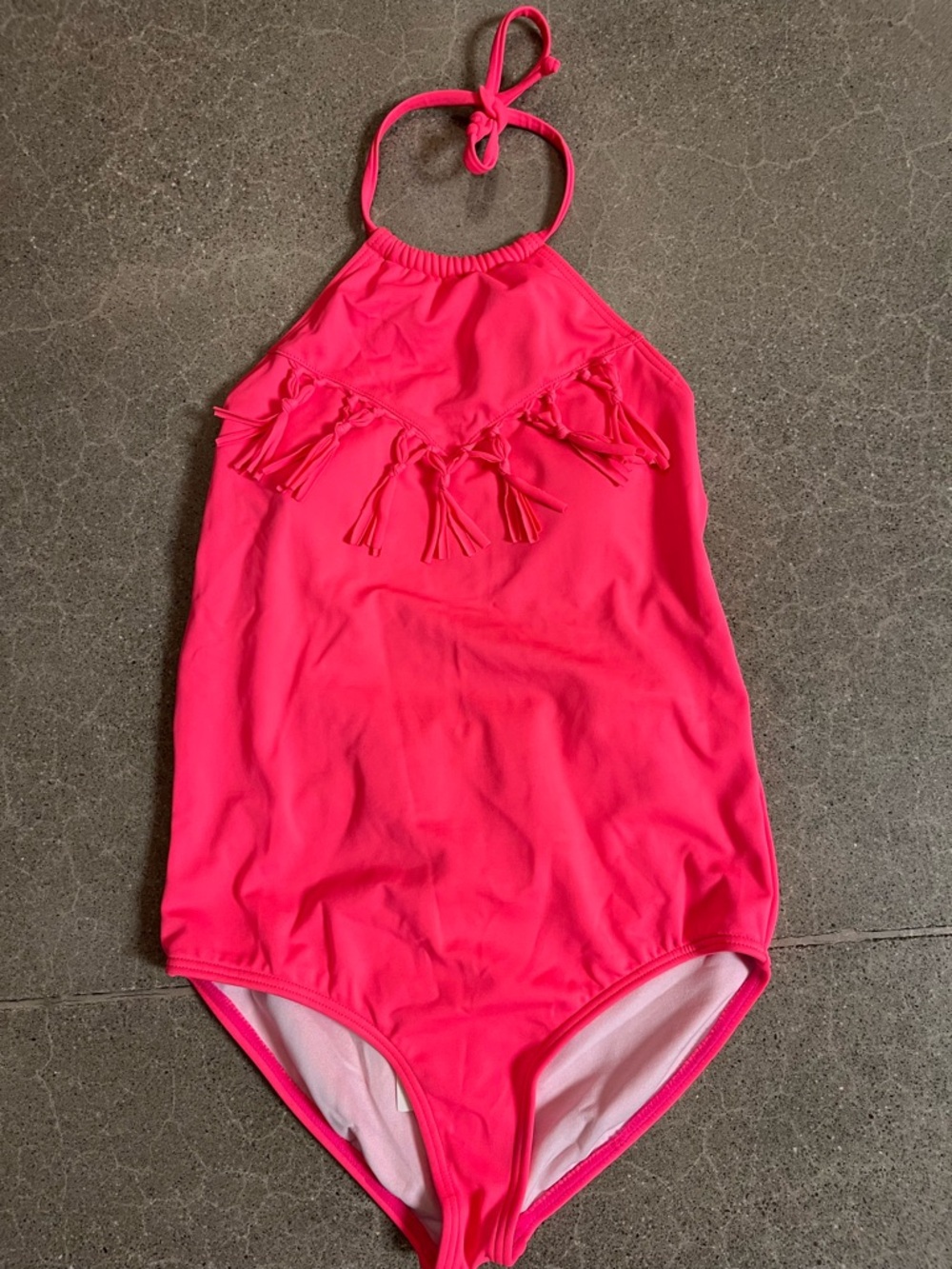 Billabong Pink Halter One-Piece Swimsuit